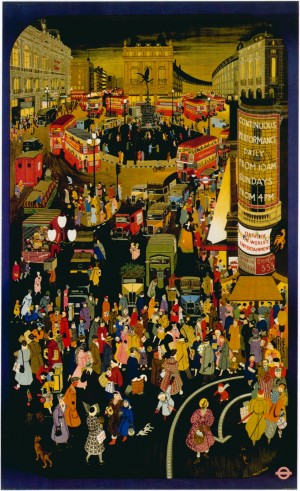 London metro undergroud poster